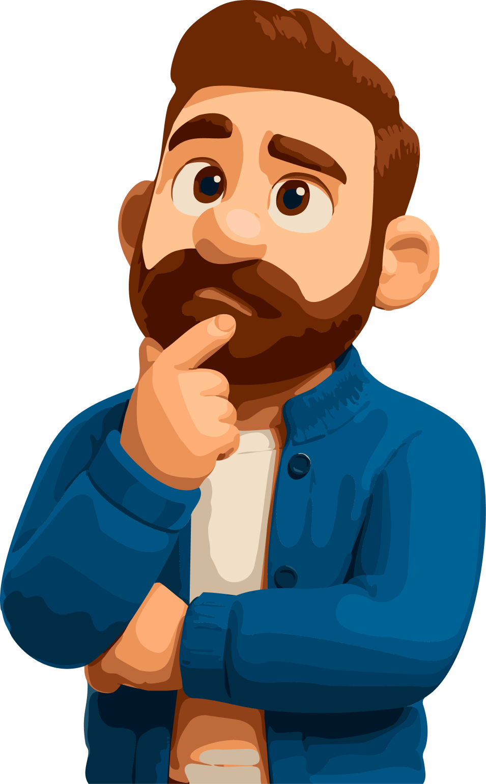 Маскот Прогнозыча в куртке